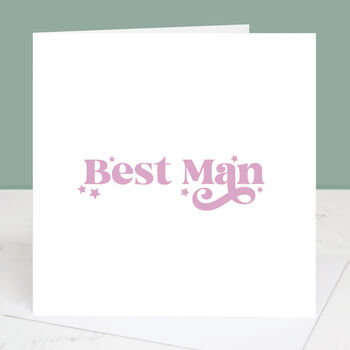 Wedding Card For Best Man, 2 of 6