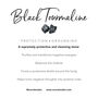 Dainty Black Tourmaline Bracelet For Protection, thumbnail 5 of 5