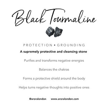 Dainty Black Tourmaline Bracelet For Protection, 5 of 5
