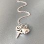 Personalised Sterling Silver Christening Necklace, thumbnail 3 of 5