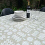 Welsh Blanket Print Oilcloth Tablecloth, thumbnail 9 of 10
