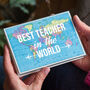 'Best Teacher In The World' Card, thumbnail 2 of 3