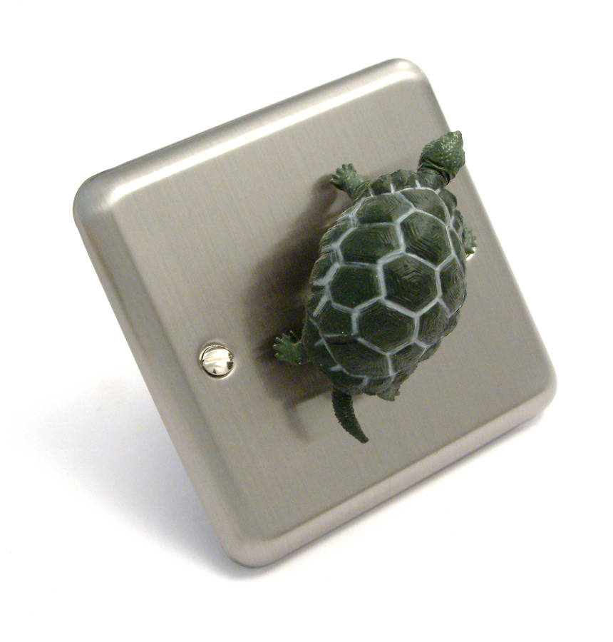 Brushed Chrome Animal Light Switches By Candy Queen Designs