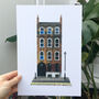 'Spitalfields, London' Recycled Paper Collage Print, thumbnail 1 of 5
