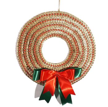 Christmas Wreath Decoration Made With Ring Pulls, 9 of 11
