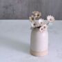 White And Gold Ceramic Flower Bouquet Large, thumbnail 2 of 12