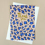 Eight Thank You Ikat Leopard Spot Note Cards Box Set, thumbnail 7 of 10
