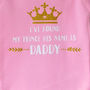 Baby Girl Prince Daddy Tshirt, thumbnail 2 of 3