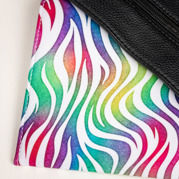 Disabled Blue Badge Parking Permit Wallet In Tiger Rainbow, 5 of 11