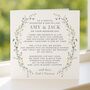Wedding Day Card With Message For Daughter And Son In Law, thumbnail 4 of 7