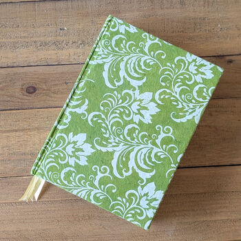 Recycled Handmade Paper Notebooks, Nepali Paper Hardcover A5, Fair Trade, 2 of 11