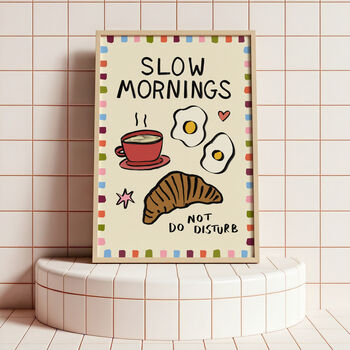 Slow Mornings Art Print, 3 of 4