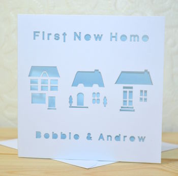 Personalised Laser Cut New Home Card, 3 of 4