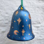 Hand Painted Star And Moon Bell Decoration, thumbnail 5 of 7