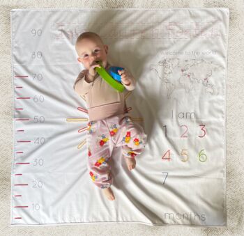 'Sew As They Grow' New Baby Mat Embroidery Kit, 2 of 8