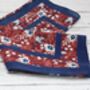 Medium Christmas Furoshiki Fabric Wrap, thumbnail 2 of 6