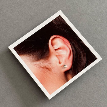 Great Teacher Sterling Silver Apple Earrings, 9 of 10