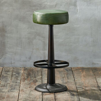 Leather Stool, 5 of 6