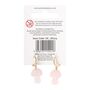 Rose Quartz Crystal Mushroom Earrings, thumbnail 4 of 4
