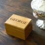 Personalised Wooden Ring Box, thumbnail 2 of 3