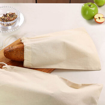 Natural Cotton Bread Bags, 6 of 6