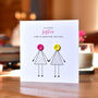 'A little sister time is good for the soul' Button Card, thumbnail 1 of 4