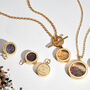 Personalised Sunburst Amulet T Bar Necklace, thumbnail 6 of 7
