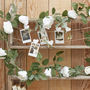 White Flower Garland Wedding Decoration Backdrop, thumbnail 1 of 2