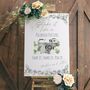 Personalised Wedding Camera Sign, thumbnail 2 of 8