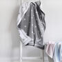 Personalised White Baby Gown With Star Baby Blanket, thumbnail 5 of 12