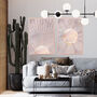 Sun Boho Pink Marble Gold Wall Art Print, thumbnail 6 of 8