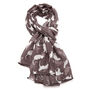 Colourful Cat Print Scarf, thumbnail 6 of 10
