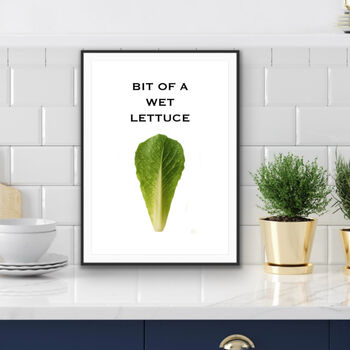 Bit Of A Wet Lettuce Kirchen Print, 3 of 3