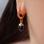 Black Onyx Hoop Earrings And Necklace, thumbnail 3 of 11