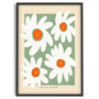Smile Sunflower Floral 50cm X 70cm Artwork Poster, thumbnail 1 of 2