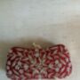 Red Frog Clasp Clutch, thumbnail 5 of 9