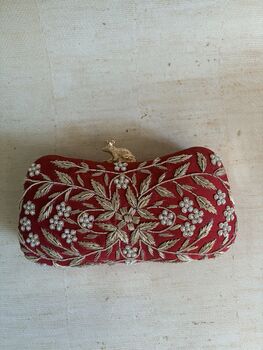 Red Frog Clasp Clutch, 5 of 9