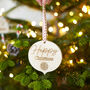 Personalised Bauble Christmas Tree Decoration, thumbnail 4 of 9