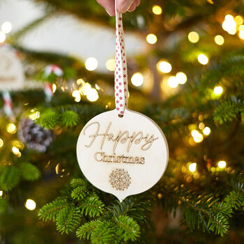 Personalised Bauble Christmas Tree Decoration, 4 of 9