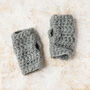 Beanie And Fingerless Gloves Crochet Kit, thumbnail 10 of 11