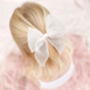 Little Love Silk Organza Bow Blush Pink, thumbnail 3 of 4