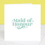 Wedding Card For Maid, Man Or Matron Of Honour, thumbnail 3 of 8