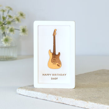 Miniature Guitar Personalised Wall Art Gift, 2 of 6