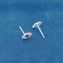 Turkish Evil Eye Stud Earrings – 925 Sterling Silver, thumbnail 3 of 7