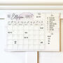 Personalised Family Acrylic Monthly Wall Calendar, thumbnail 2 of 2