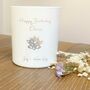 Birth Flower Gift Glow Through Candle July, thumbnail 2 of 2