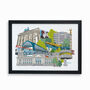 Personalised Berlin Skyline Print, thumbnail 6 of 8