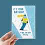 Funny Skiing Birthday Card For Her, thumbnail 1 of 3
