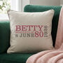 Personalised 80th Birthday Cushion, thumbnail 3 of 10