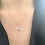Sterling Silver Flying Dragon Pendant, thumbnail 1 of 5